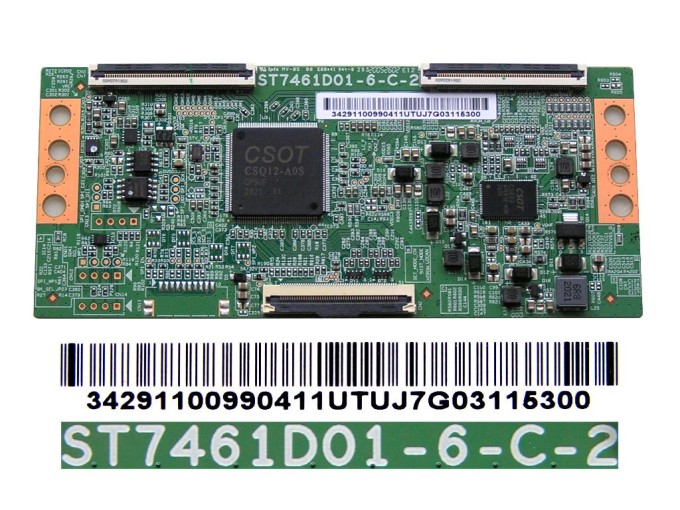 T-CON LCD modul ST7461D01-6-C-2 pro TCL 75" TV