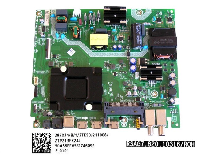 Základní deska LCD modulu Hisense 50AE7000F main board RSAG7.820.10316/ROH