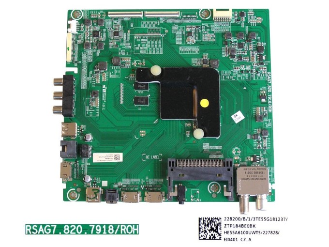 Základní deska LCD modulu Hisense H55AE6000 main board RSAG7.820.7918
