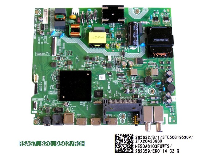 Základní deska LCD modulu Hisense 50AE7200F main board HE50A6103FUWTS