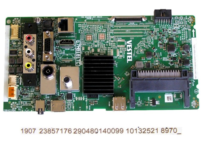 Základní deska LCD modulu 17MB181TC pro TV GOGEN TVF43M552STWEB