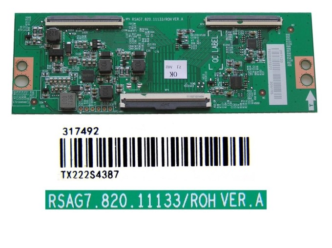 T-CON LCD modul RSAG7-820-11133/ROH pro Hisense 50" TV