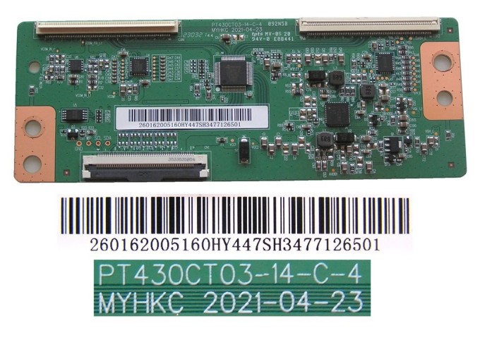 T-CON LCD modul PT430CT03-14-C-4 pro 43" LED TV