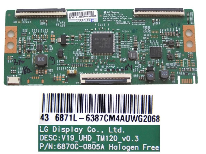 T-CON modul LCD 6871L-6387C / 6870C-0805A pro TV 43-50"