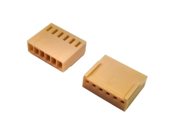 Zásuvkový konektor NS25-G6 6 pin s roztečí 2,54 mm