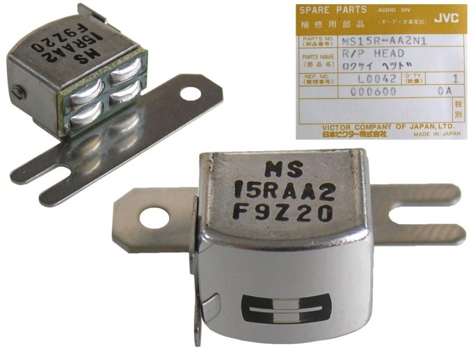 Stereo hlava 220 Ω MS15R-AA2N1 / 15RAA2 pro kazetové magnetofony