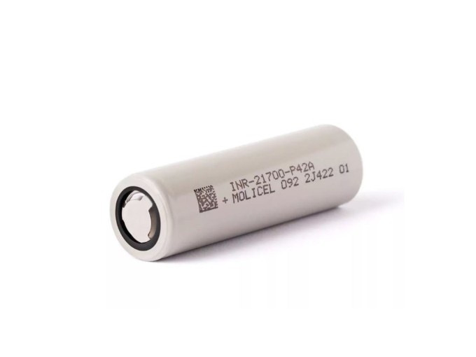 Li-ion akumulátor 3,6V 4200mAh Molicel INR21700-P42A
