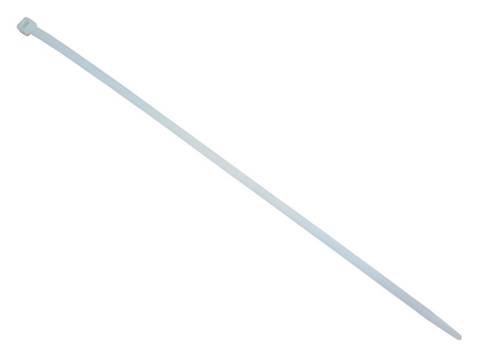 Bílý stahovací páskový pásek 450 mm, 1 kus
