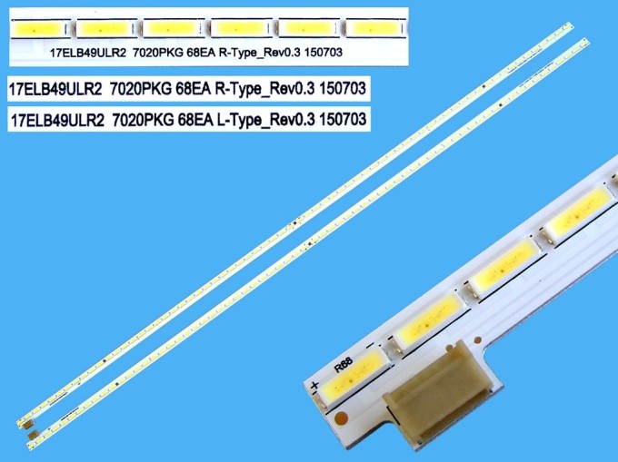 LED podsvit EDGE 538mm sada 2 kusy pro LCD TV Vestel