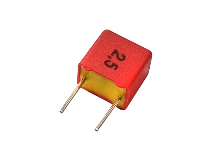 Fóliový kondenzátor 6.8nF 100V DC, 63V AC, ±2.5%, polypropylen, RM 5.0mm