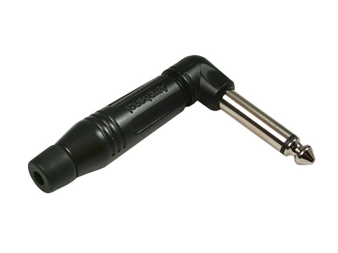 Úhlová kabelová zástrčka JACK 6,3mm mono 90° Amphenol