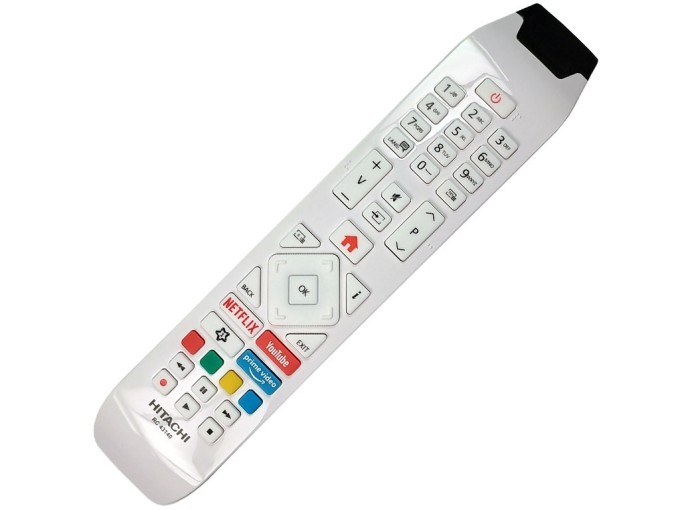 Originální dálkový ovladač RC43140P pro Hitachi LCD TV bílý