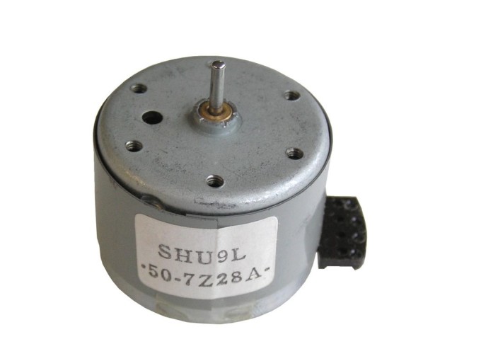 Dvourychlostní 9V levotočivý motor do magnetofonu Sharp SHU9L