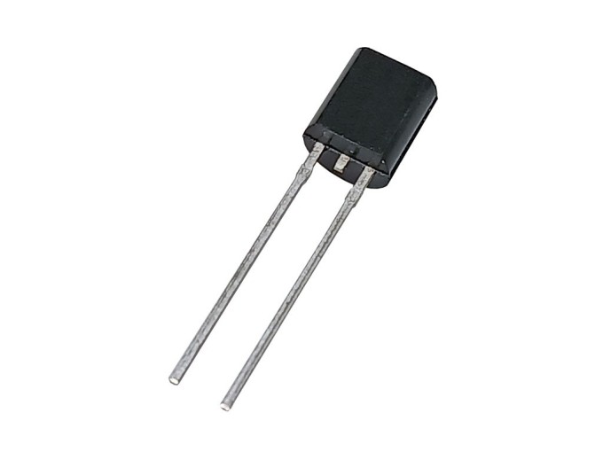 Teplotní čidlo KTY 81-110 /112, 990 Ω, 10 mA, SOD70 pouzdro