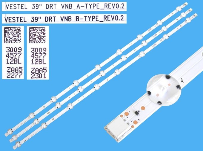 LED podsvit Vestel 39" sada 3 pásky 727mm D-LED BAR