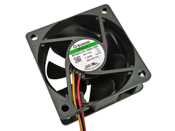 12V DC axiální ventilátor 60x60x25mm Sunon MagLev MF60251VX-G99-A