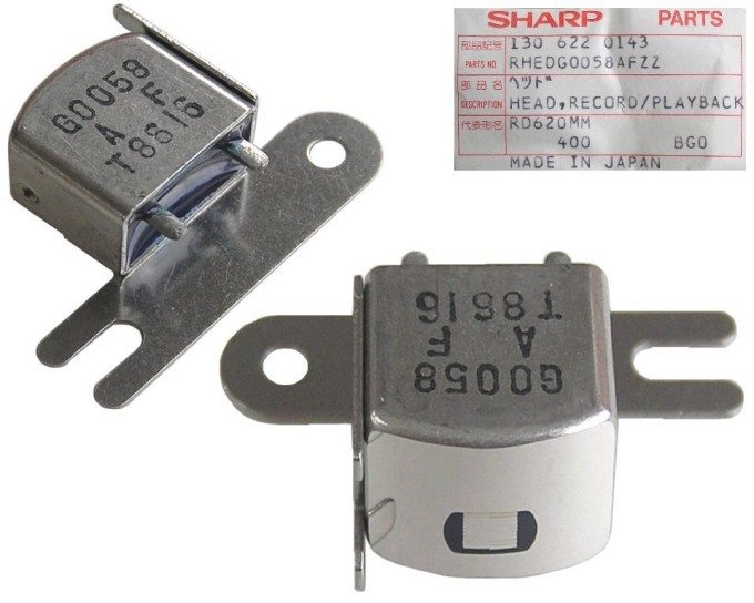 Mono hlava 335 ohm pro kazetové magnetofony Sharp G0058 / RHEDG0058AFZZ