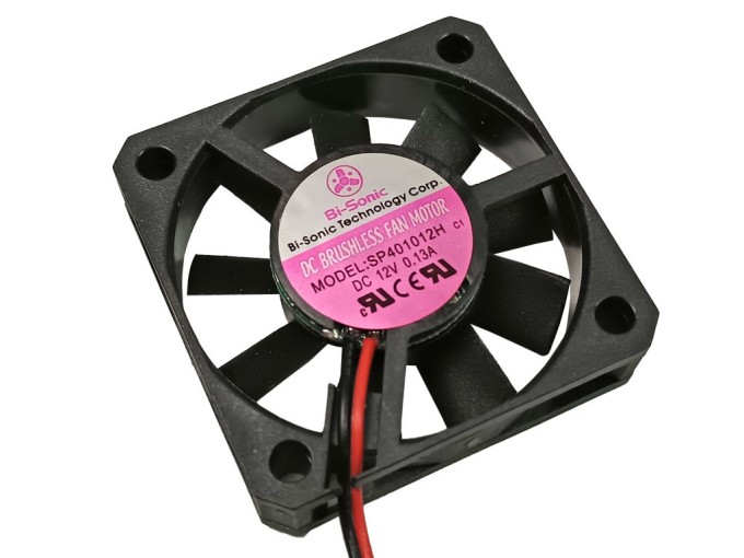 12V ventilátor 40x40x10 mm s volnými dráty Bi-Sonic SP401012H