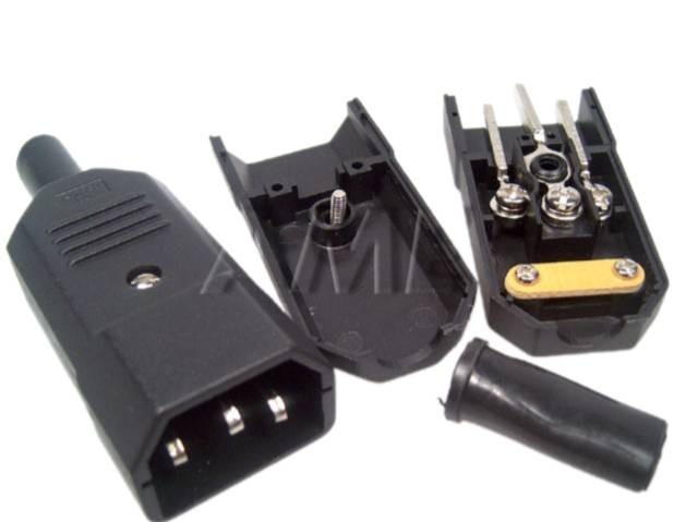 Napájecí konektor IEC C14 samec 230V 10A pro počítač