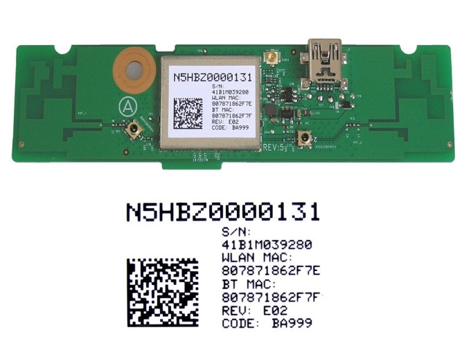 WiFi modul LCD LED pro Panasonic WLU5540B-D81