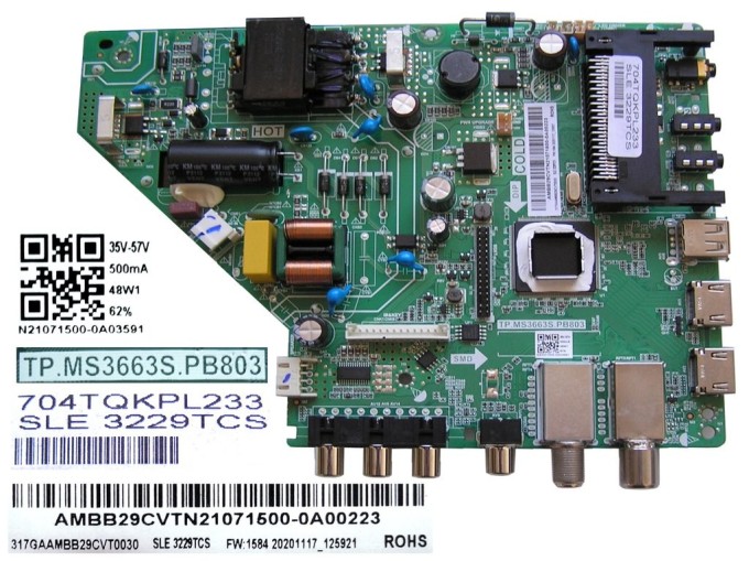 Základní deska LCD modulu pro Sencor SLE3229TCS TV