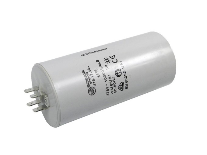 Motorový rozběhový kondenzátor 3,5 µF 425/475 V s konektory