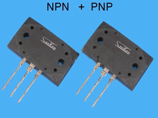 Komplementární pár tranzistorů 2SC3264 a 2SA1295 pro NF výkonové zesilovače