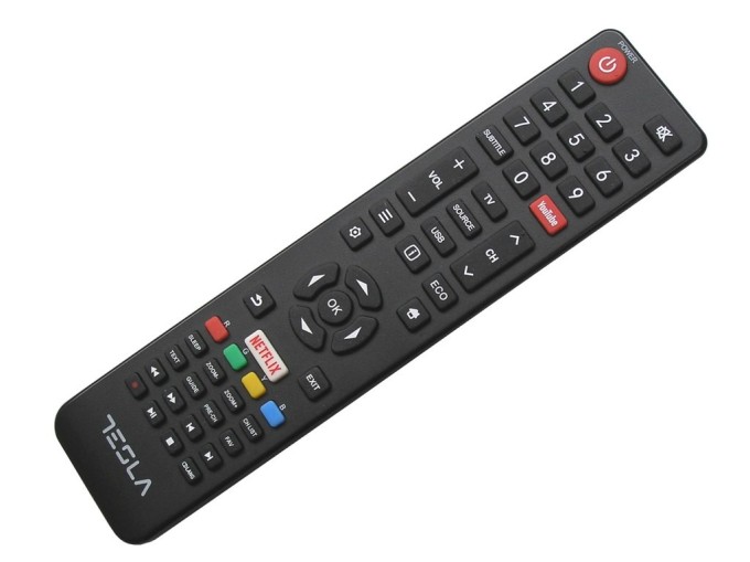Originální dálkový ovladač pro Tesla LCD LED TV 43T606SUS