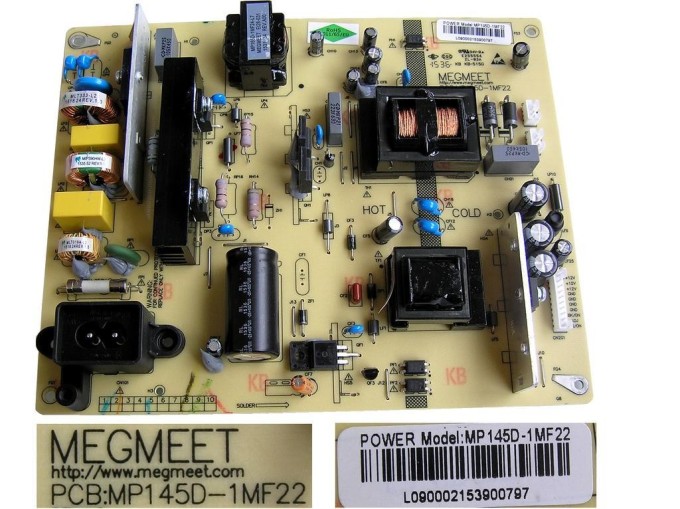 Napájecí zdroj LCD modulu MP145D-1MF22 / SMPS BOARD MP145D1MF22