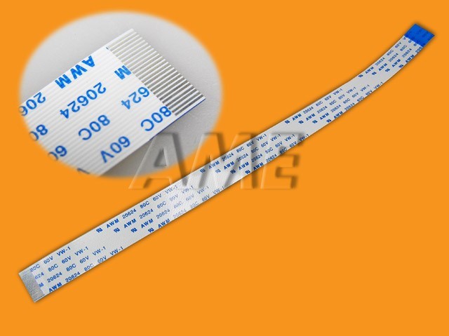 Plochý kabel 24pin 220x12mm otočený pro DVD přehrávače