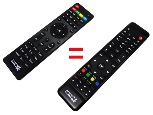Originální dálkový ovladač Optibox miniZebra HD SE pro Mutibox HD