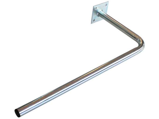 Konzole pro anténu s čtvercovým uchycením, délka 25 cm od zdi