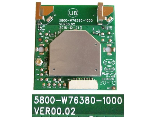 WiFi síťový modul LCD LED NTUD-U8 5800-W76380-1000
