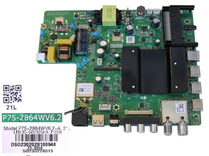 Základní deska LCD LED modulu SENCOR SLE24S801TCSB