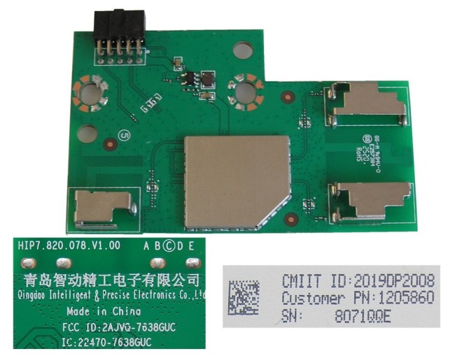 WiFi modul LCD LED TV Hisense HIP.820.078.V1.00 / 1205860 / ZDGF7638GU-C