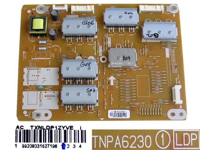 LED driver a inverter board TNPA6230 pro LCD TV Panasonic
