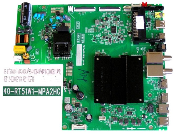 Základní deska LCD LED modulu Thomson 08-RT51W01-MA200AA / 40-RT51W1-MPA2HG