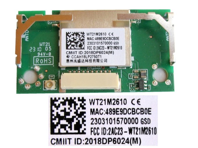 WiFi modul LCD LED WT21M2610 pro TV