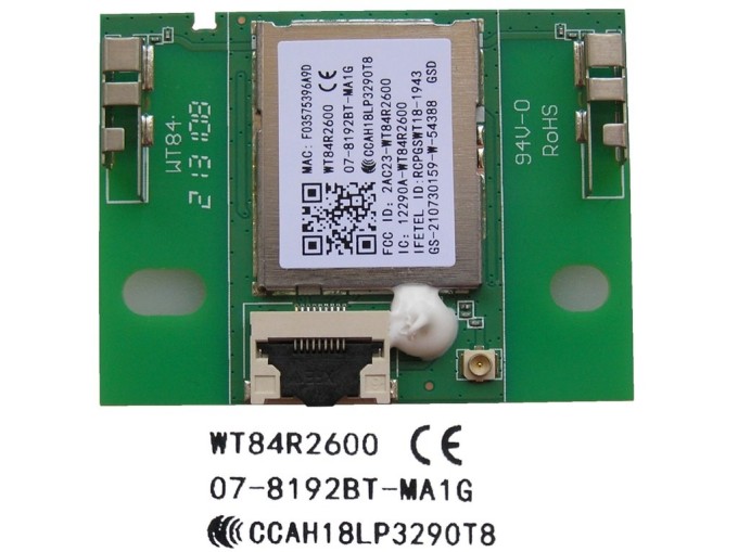 WiFi modul LCD LED TV TCL 07-8192BT-MA1G / WT84R2600