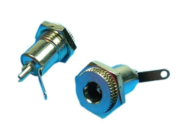 Panelový napájecí konektor 5.5 x 2.5 mm s pájením PC-GM2.5