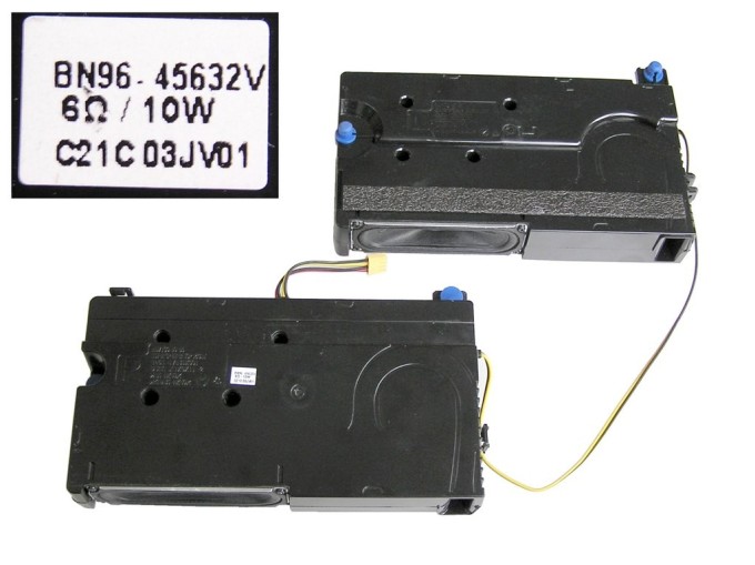Pár reproduktorů do TV LCD 6 ohm 10W Samsung BN96-45632V / BN96-45632A