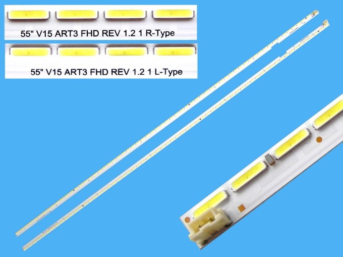 LED podsvícení EDGE 508mm sada 2 ks pro LCD 55" panel LG