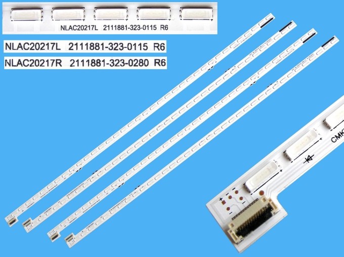 Sada LED podsvitu EDGE 340mm pro Sony LCD 55" - 4 kusy