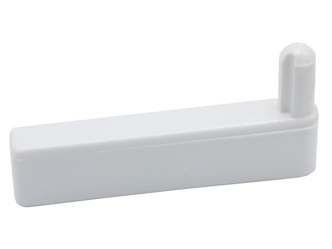 Levý bílý držák skla pro digestoř Gorenje 399389 / Mora OP610W