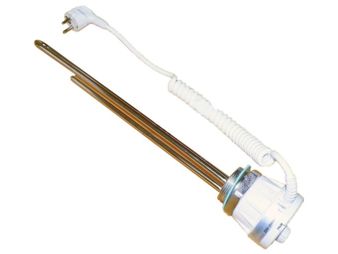 Topné těleso s termostatem 3000 W 230 V závit G 6/4" nerezová ocel