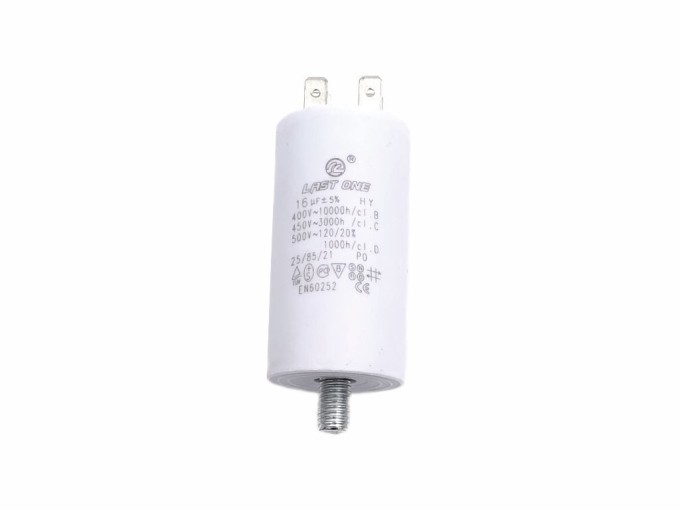 Rozběhový kondenzátor motorový 16 µF s konektory TC886DS