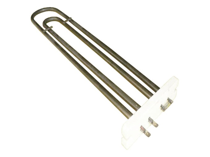 Dvojité topné těleso 1333 W (230 V) pro akumulační kamna, délka 760 mm