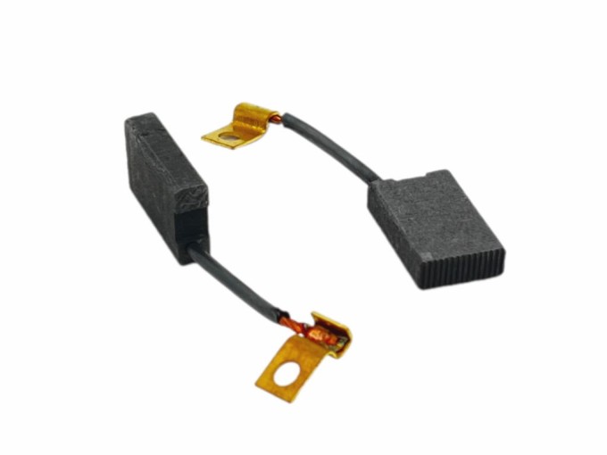Uhlíkové kartáče do elektromotoru Narex 2ks 6,3x16x24 mm EBU18-23 s očkem
