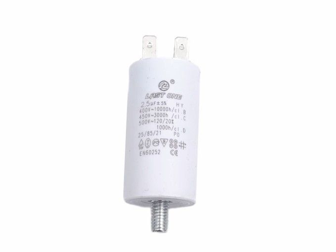 Rozběhový motorový kondenzátor 2,5 µF s konektory TC886DS