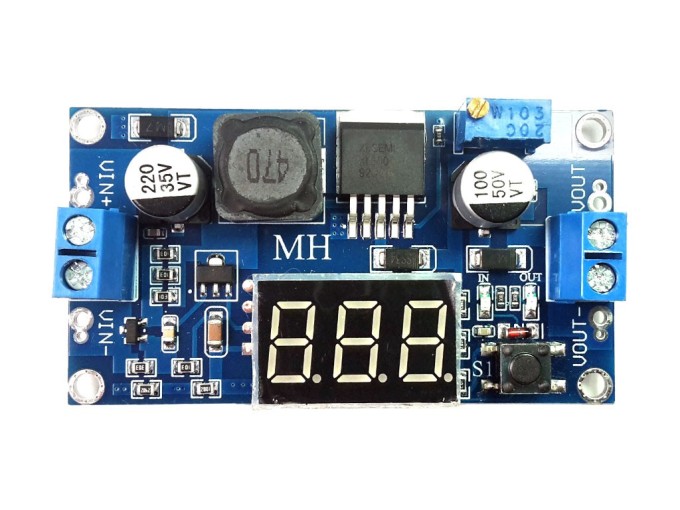 Nastavitelný step-up modul napětí 4,3V–32V vstup / 5V–40V výstup, 60W, max. 3A